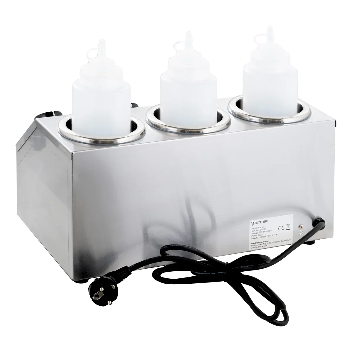 Saucenwärmer - 3 x 1 L - beheizbar - Image 6