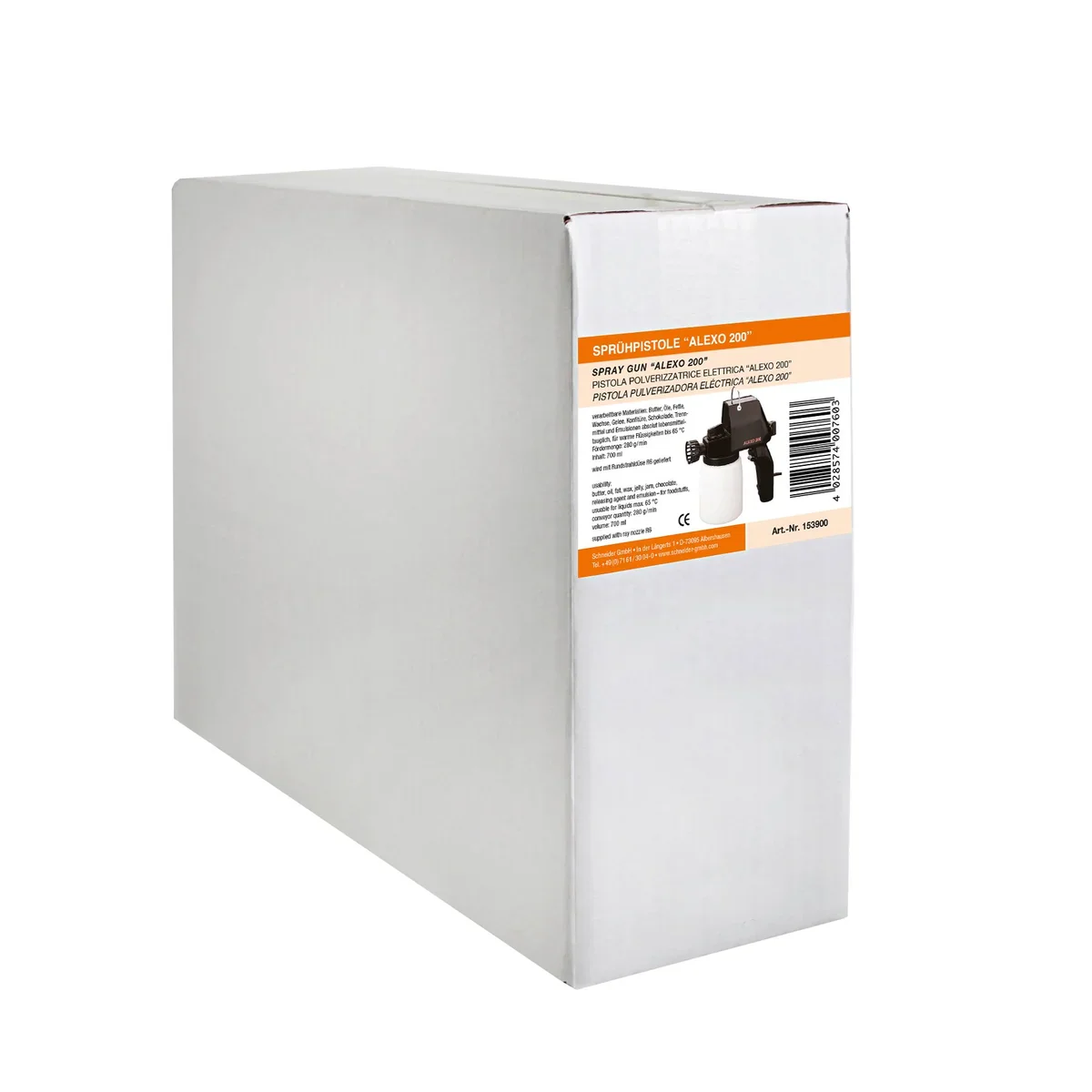 Schneider Alexo 200 Lebensmittelsprühpistole 60 W - Image 2