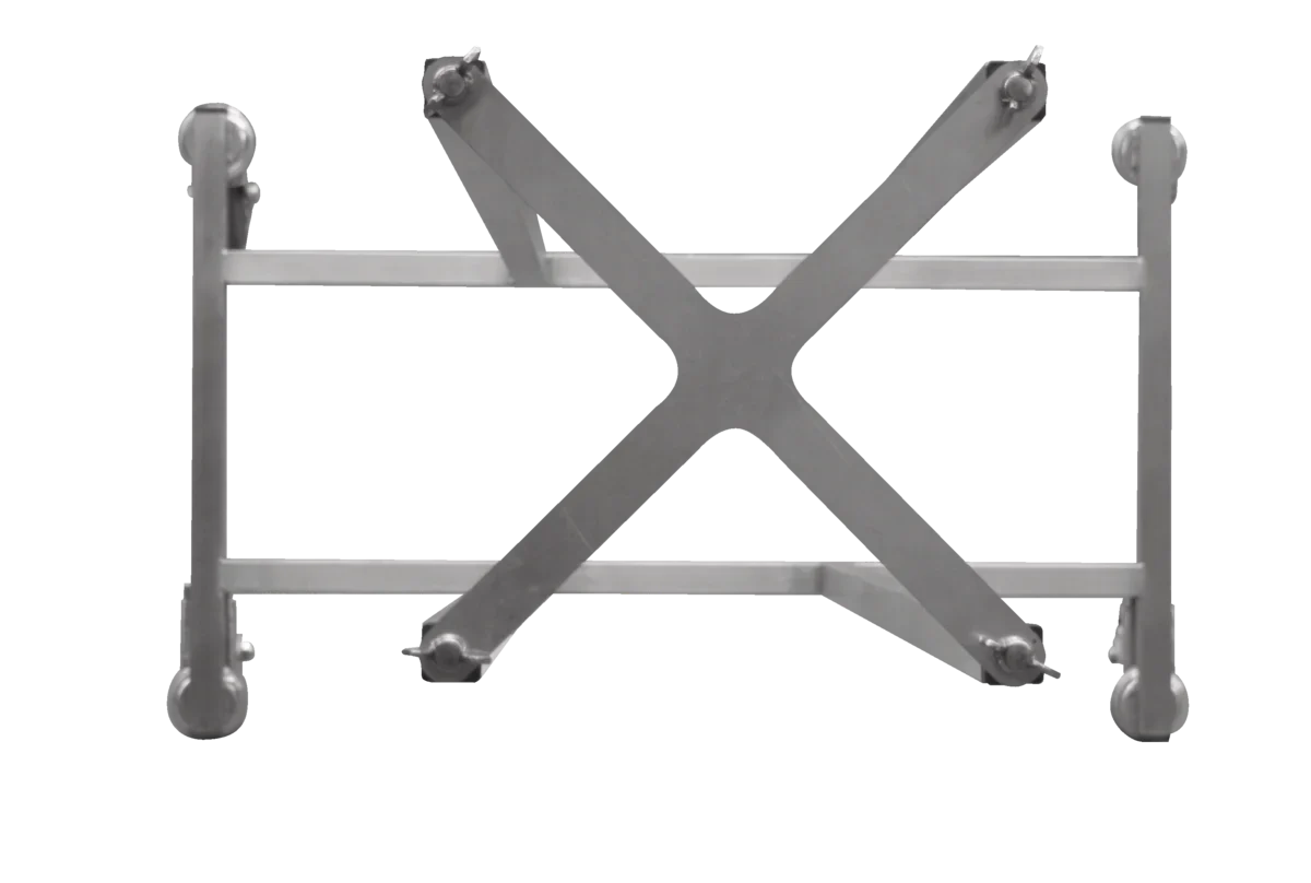 Schneider Edelstahl Wagen für Fahrgestelle & Tortenringe 750 x 470 x 1503 mm - Image 3