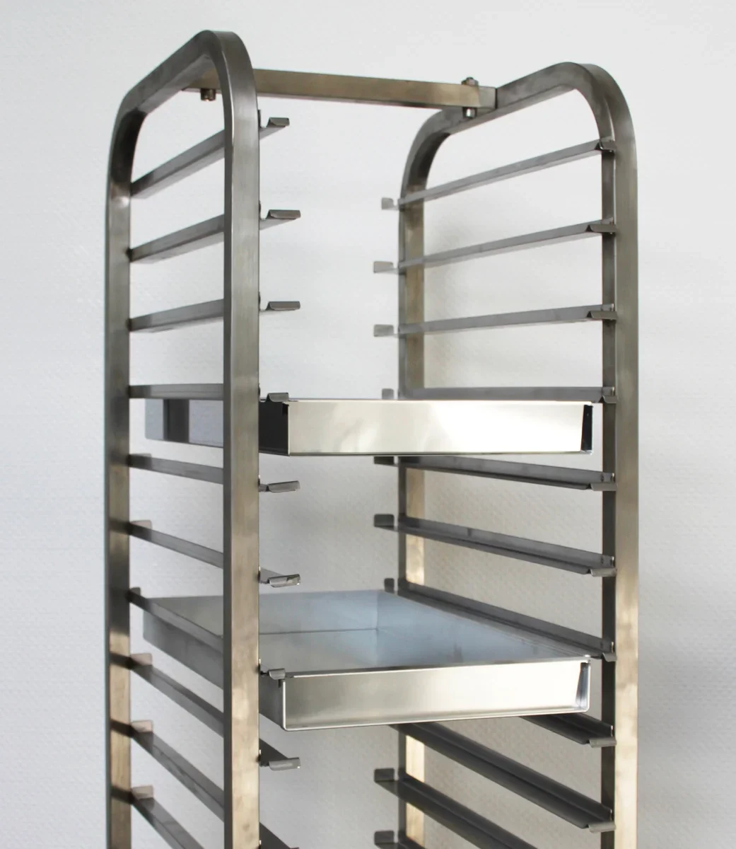 Schneider GN 1/1 Aluminium Schnittkuchenblech mit Vorsatzschiene - Image 2