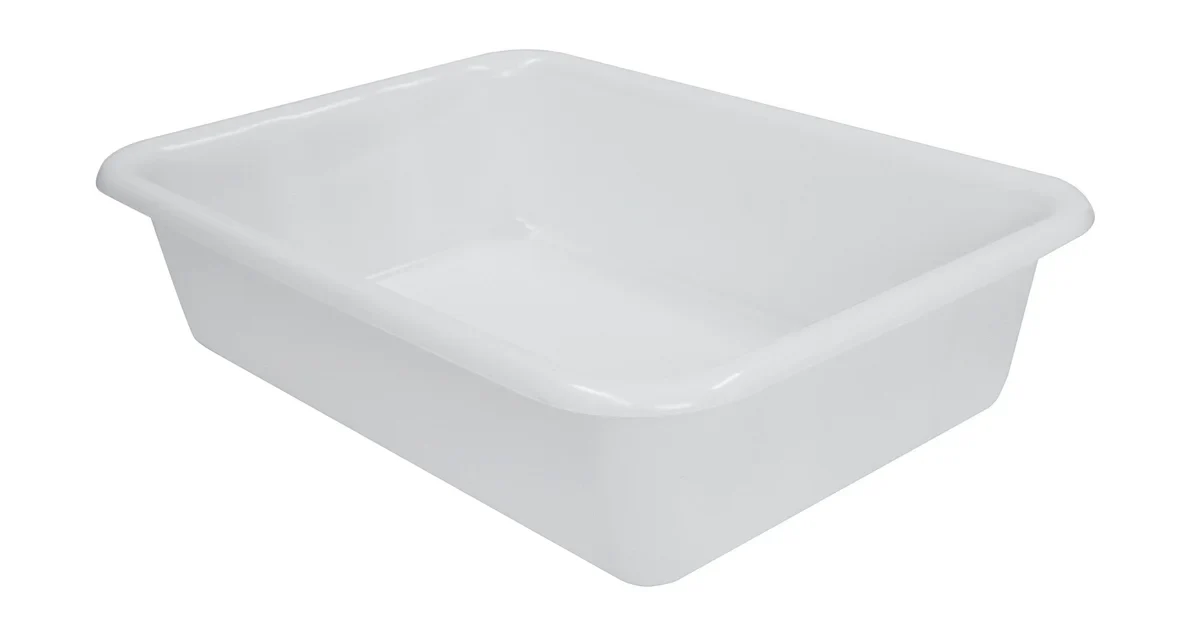 Schneider Kunststoff Teigwanne rechteckig 25 l, weiß