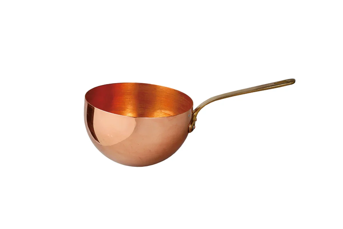 Schneider Kupfer-Zabaioneschüsseln mit Messinggriff Ø 160 mm - 1,8 l