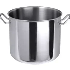 Serie 2000 Mittelhoher Kochtopf mit Edelstahlgriffen, Boden Durchmesser 34,5cm