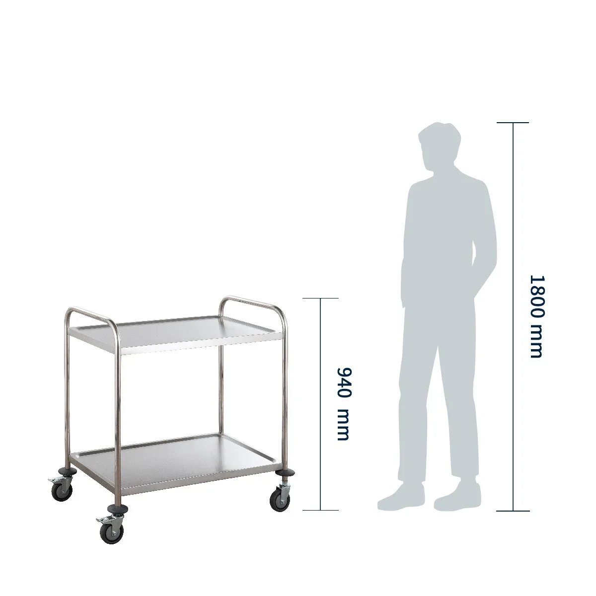 Servier- und Transportwagen Basic 2 - Image 3
