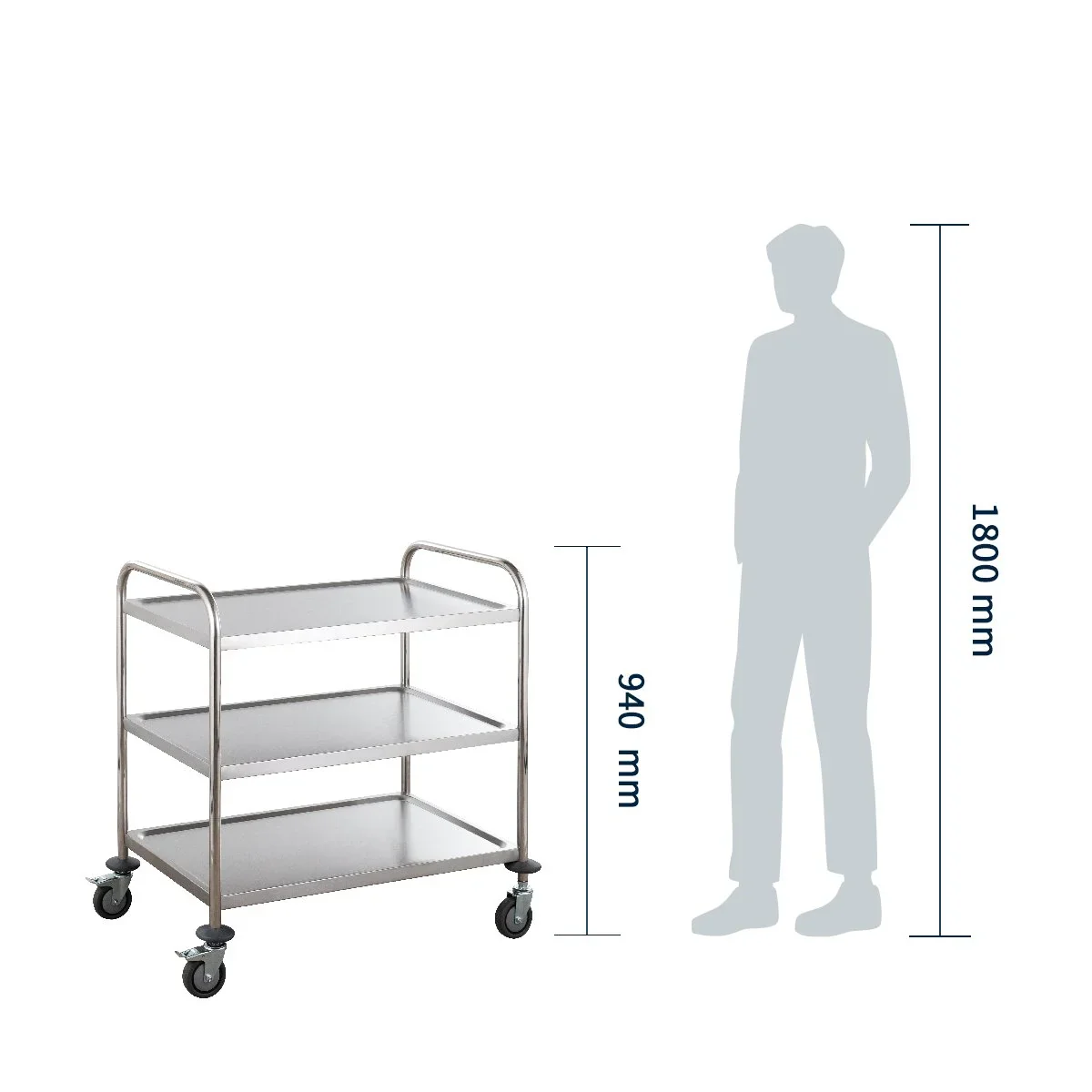 Servier- und Transportwagen Basic 3 - Image 2
