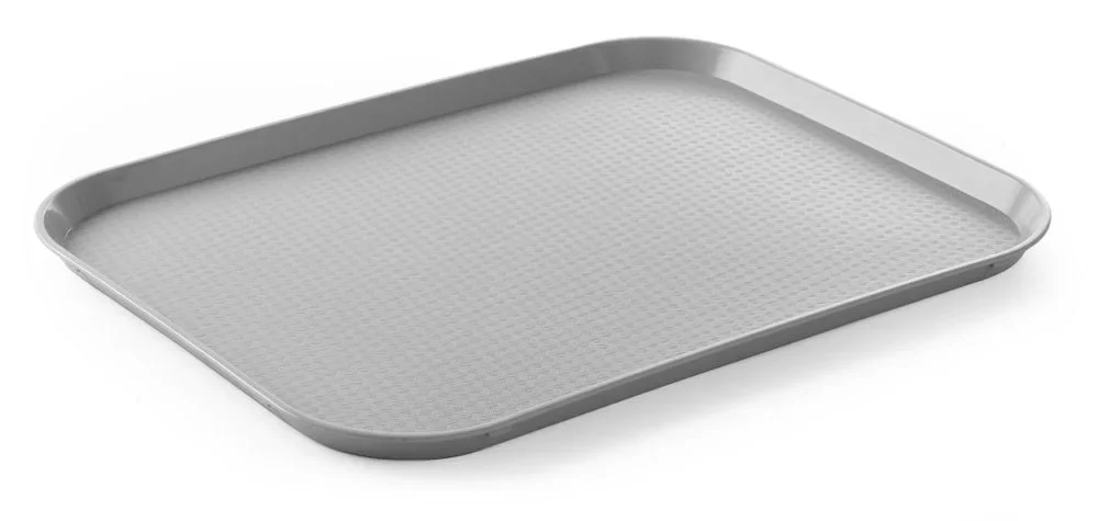 Serviertablett aus Polypropylen, schwarz 360x460 mm