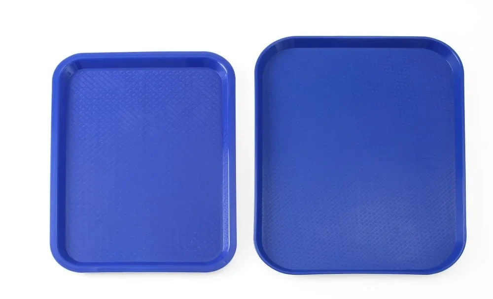 Serviertablett aus Polypropylen, schwarz 360x460 mm - Image 6
