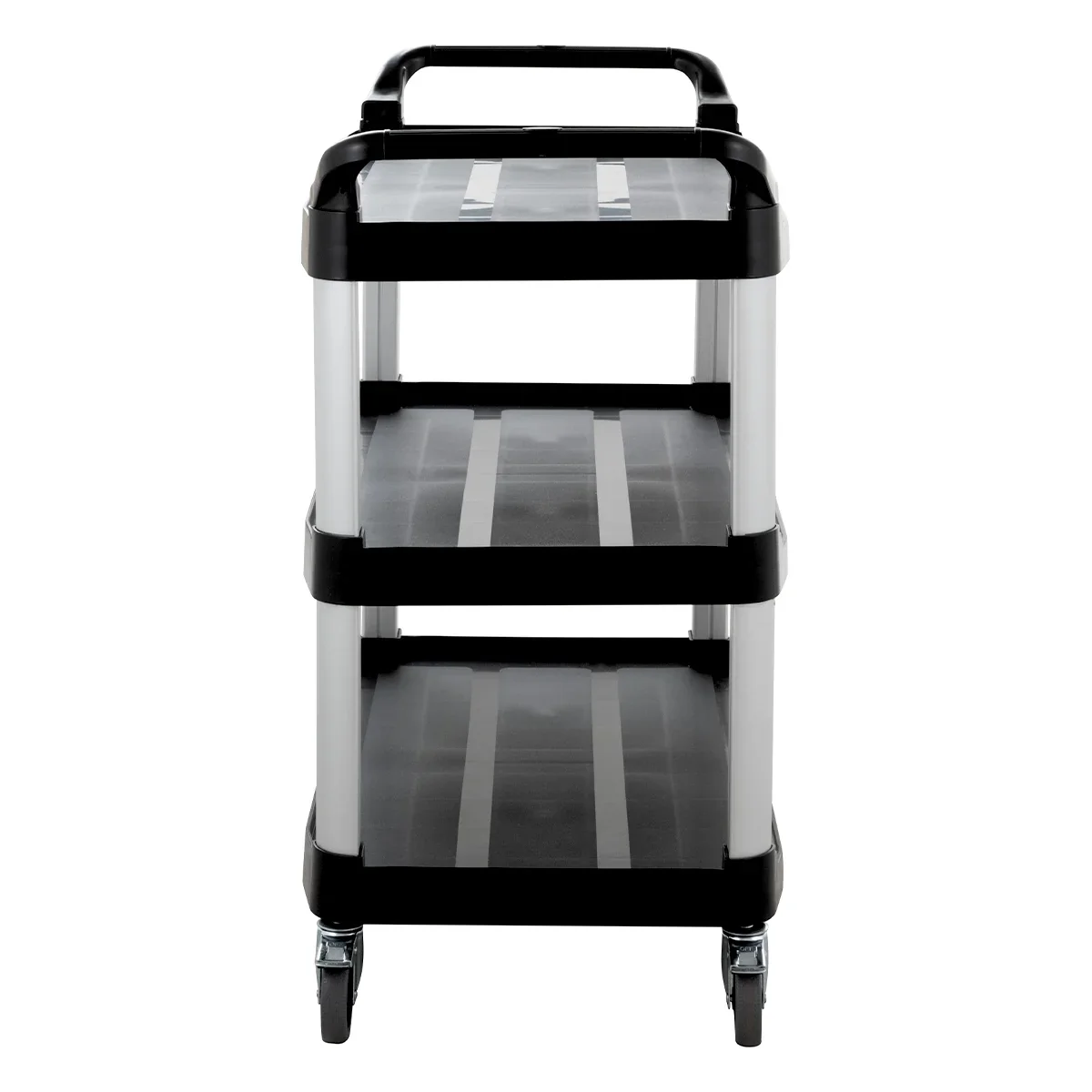 Servierwagen Polypropylen Groß mit Rollen, 3 Ebenen, 102 x 50 x 96 cm - Image 3