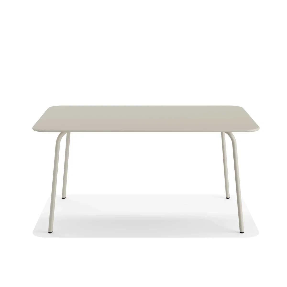 Feros Shine Gartentisch Stahl rechteckig – Beige - Image 2