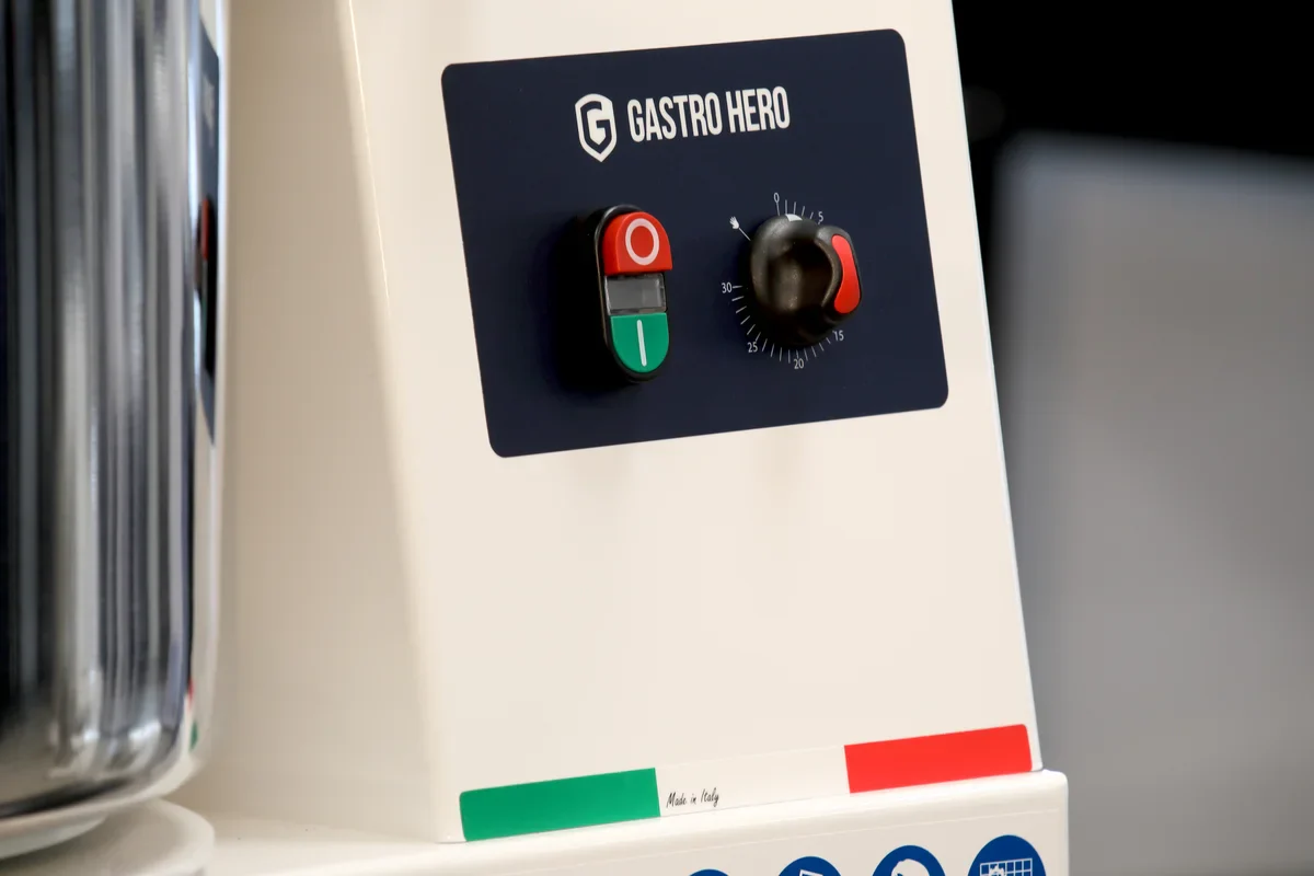 Spiral-Teigknetmaschine PROFI 33 Liter 400V mit Rollen - variabler Kopf - Image 5