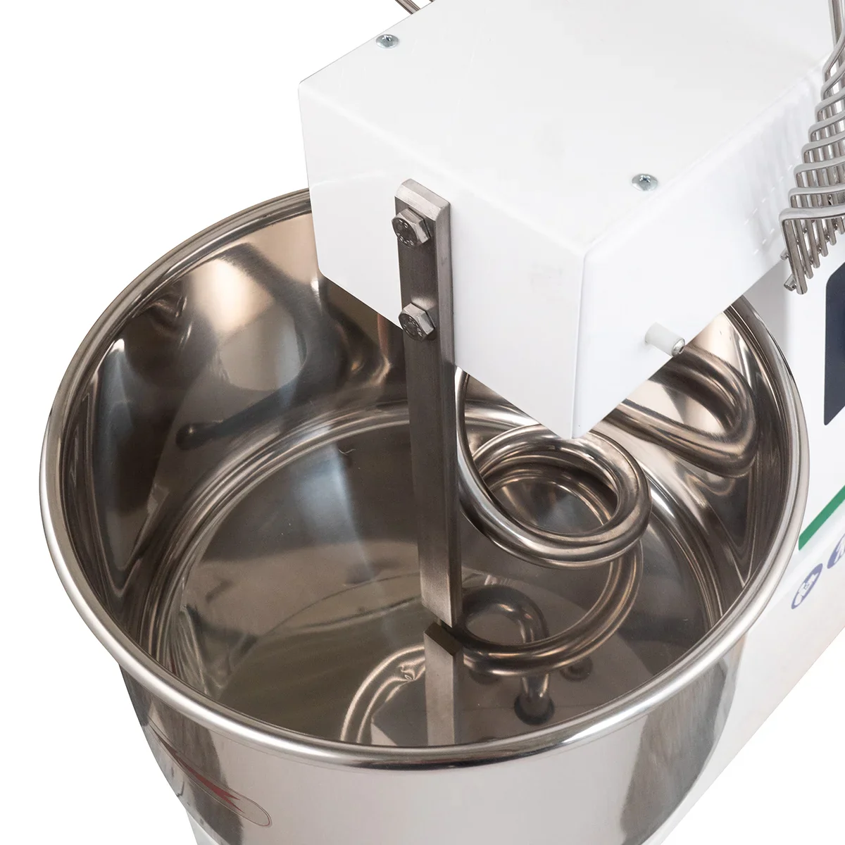 Spiral-Teigknetmaschine PROFI 42 Liter 230V mit Rollen - fester Kopf - Image 3