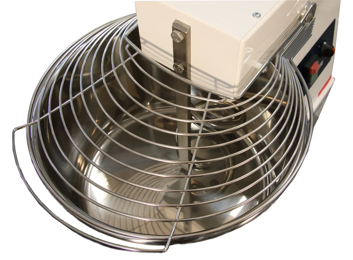 Spiral-Teigknetmaschine PROFI 53 Liter 400V mit Rollen - fester Kopf - Image 4