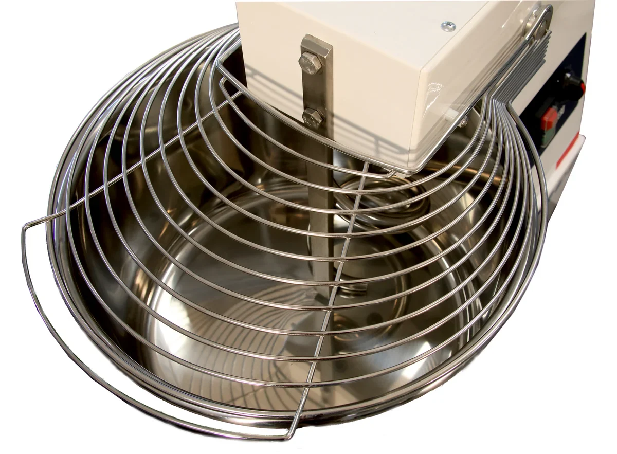 Spiral-Teigknetmaschine PROFI 62 Liter 400V mit Rollen - fester Kopf - Image 4