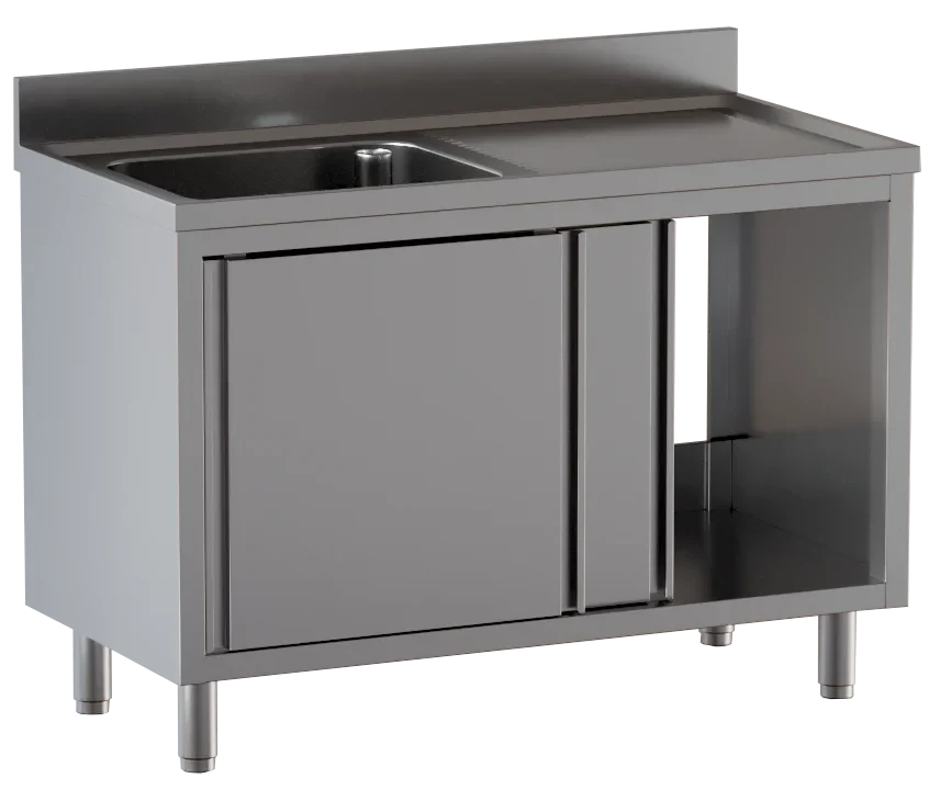 Spülschrank ECO 14x6 mit 1 Becken links