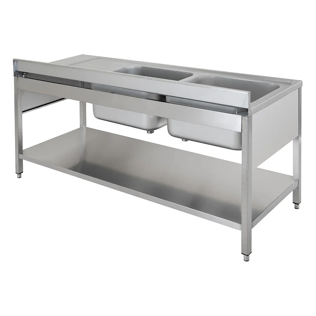 Spültisch ECO 15x6 mit 2 Becken links - Image 8
