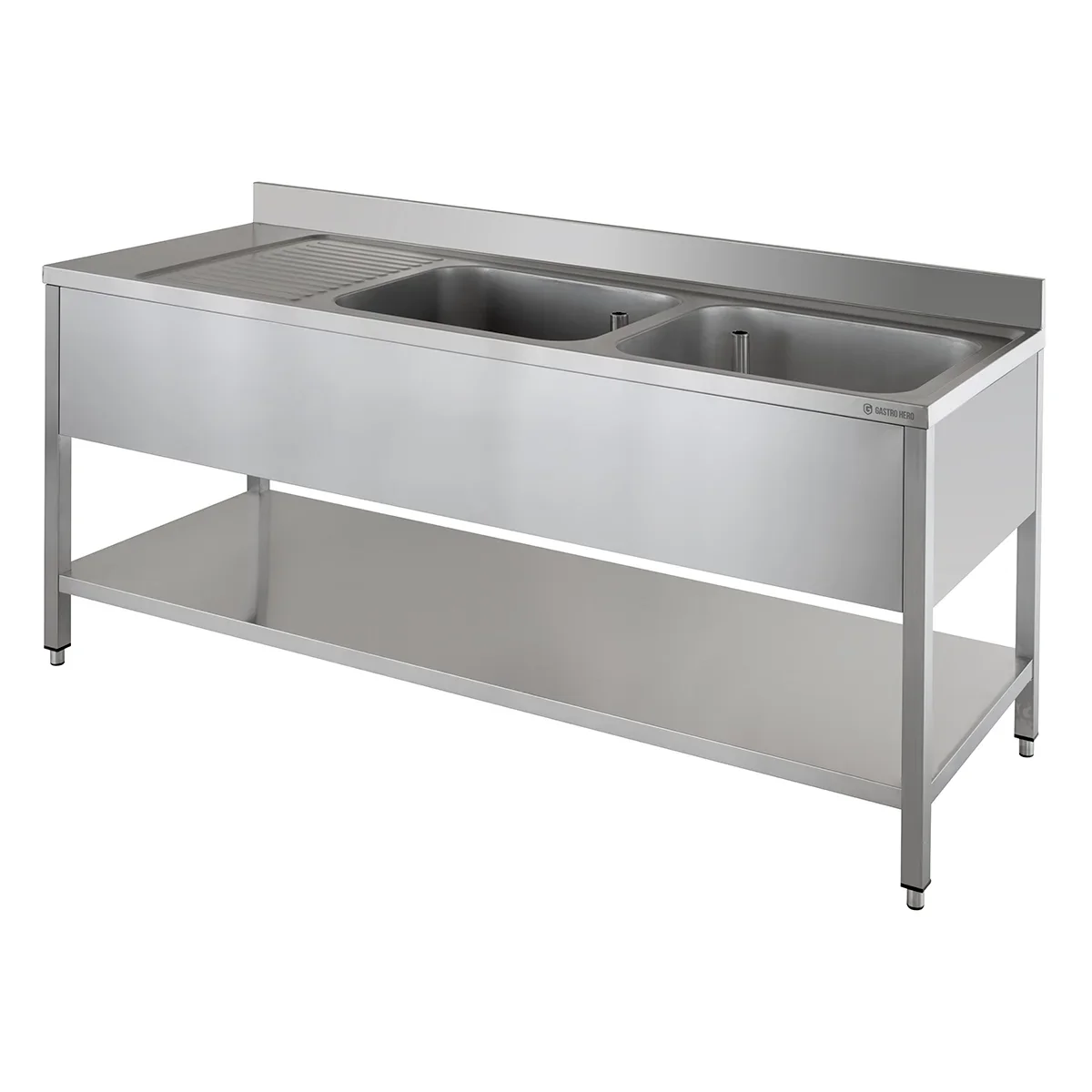 Spültisch ECO 15x6 mit 2 Becken rechts - Image 2