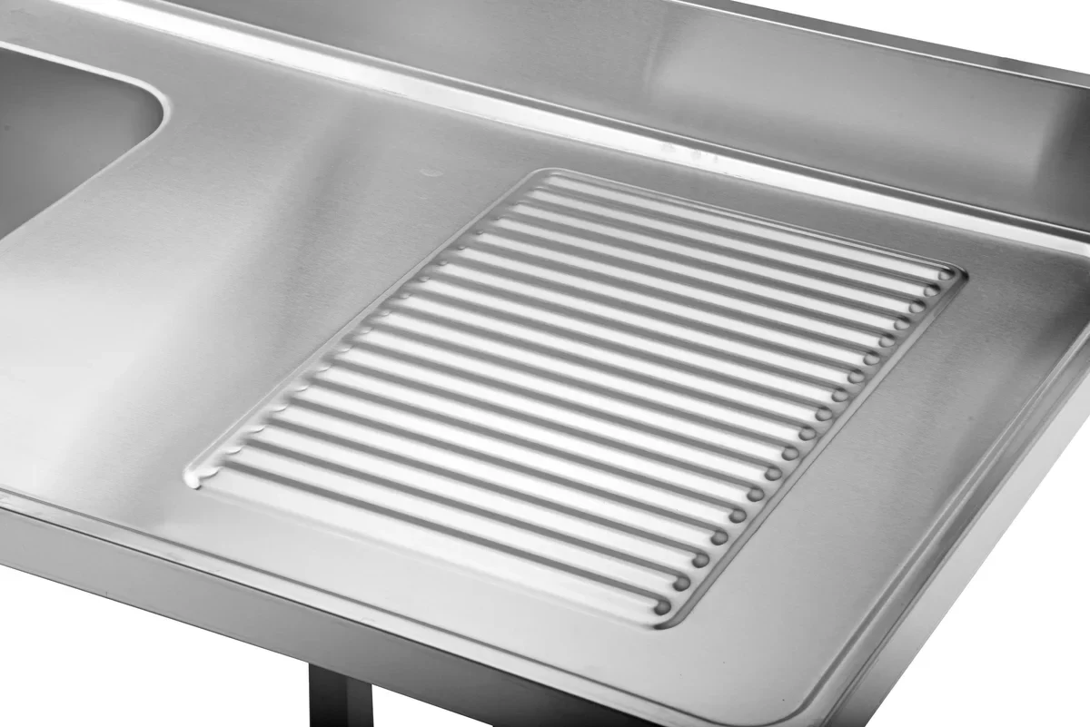 Spülzentrum Basic 16x6 mit 2 Becken links, Aufkantung und Grundboden - Image 2