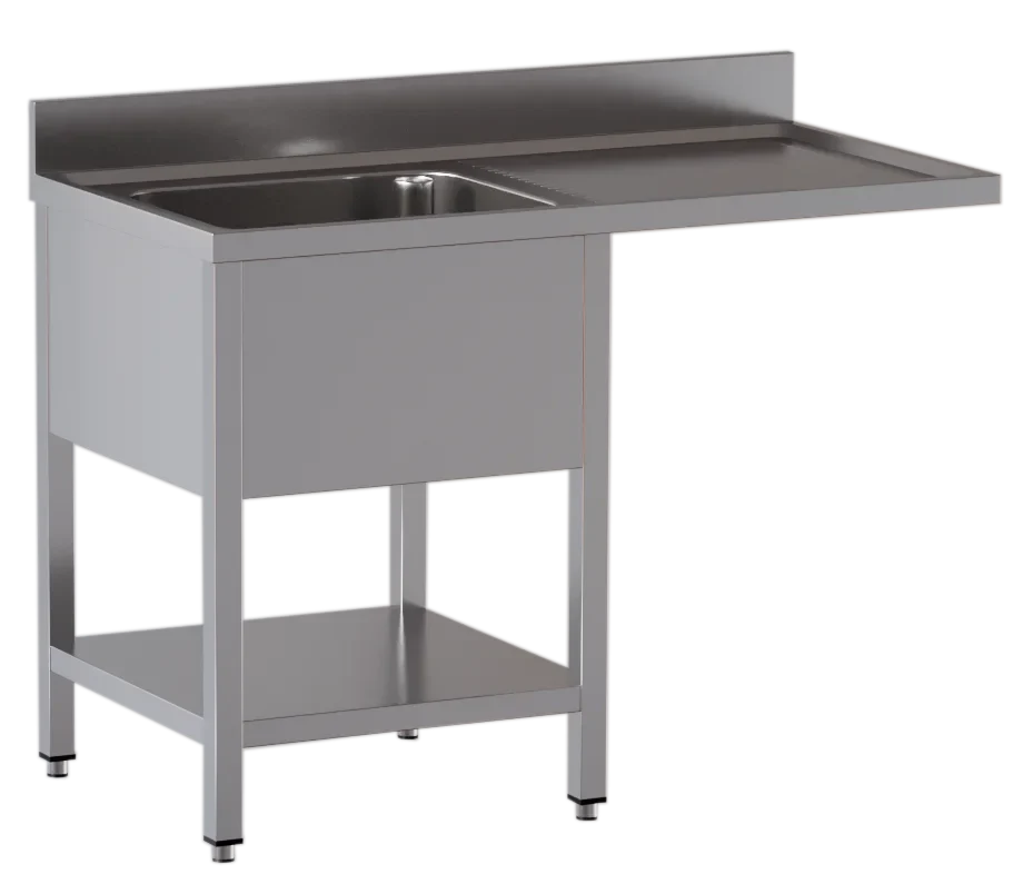 Spülzentrum ECO 12x6 mit 1 Becken Links