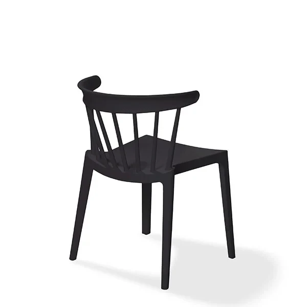 Feros Stapelstuhl Windson, Schwarz, Polypropylen - Image 2