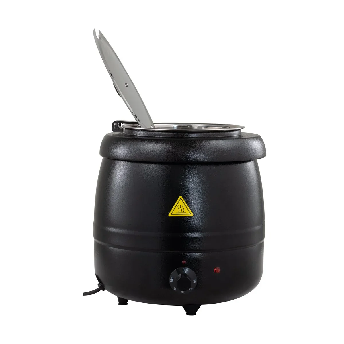 Suppentopf ECO schwarz, 10 Liter, bis 95 °C, herausnehmbarer Edelstahlbehälter - Image 4