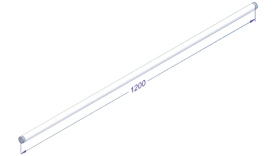 T8 LED Röhre 1200mm 11,6W 2700-3000K für Fleisch für SOCA / SOCB Range