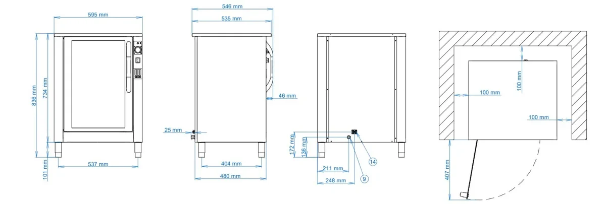 Tecnoeka Gärschrank EKL823 - Image 2