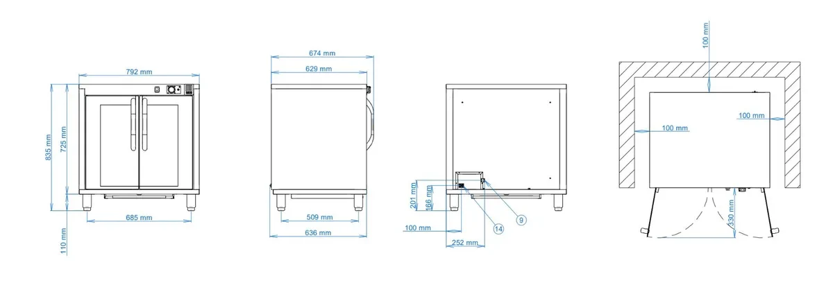 Tecnoeka Gärschrank EKL864 - Image 2