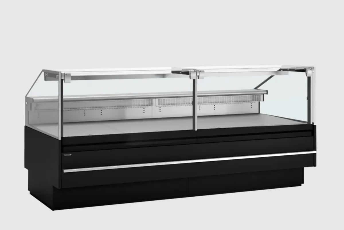 Tefcold Bedien-Kühltheke SOCA25090B 2548 mm, LED, schwarz