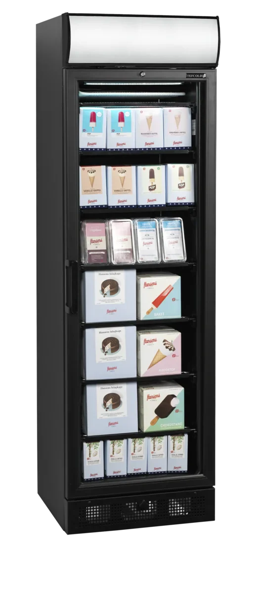 Tefcold Displaygefrierschrank UFSC371GCP Black - Image 2