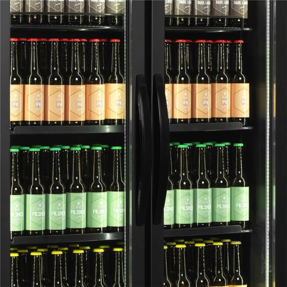 Tefcold Getränkekühlschrank FS890HBLACK schwarz - Image 4