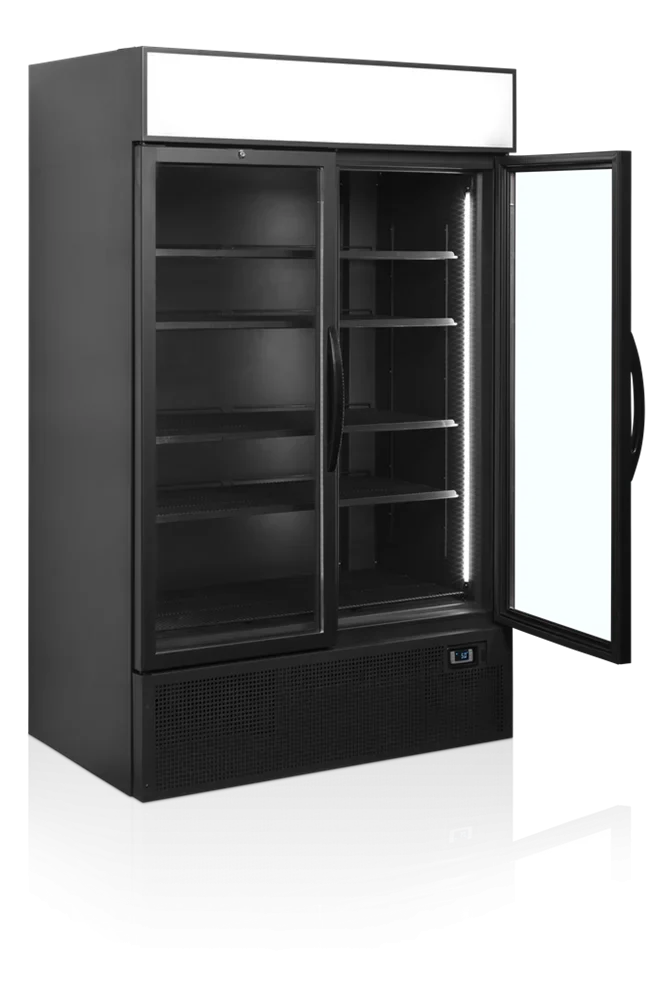 Tefcold Getränkekühlschrank FSC1200HBLACK schwarz - Image 3