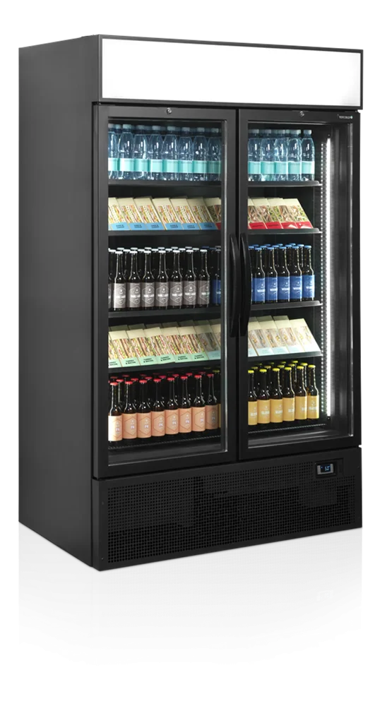Tefcold Getränkekühlschrank FSC1200HBLACK schwarz - Image 4