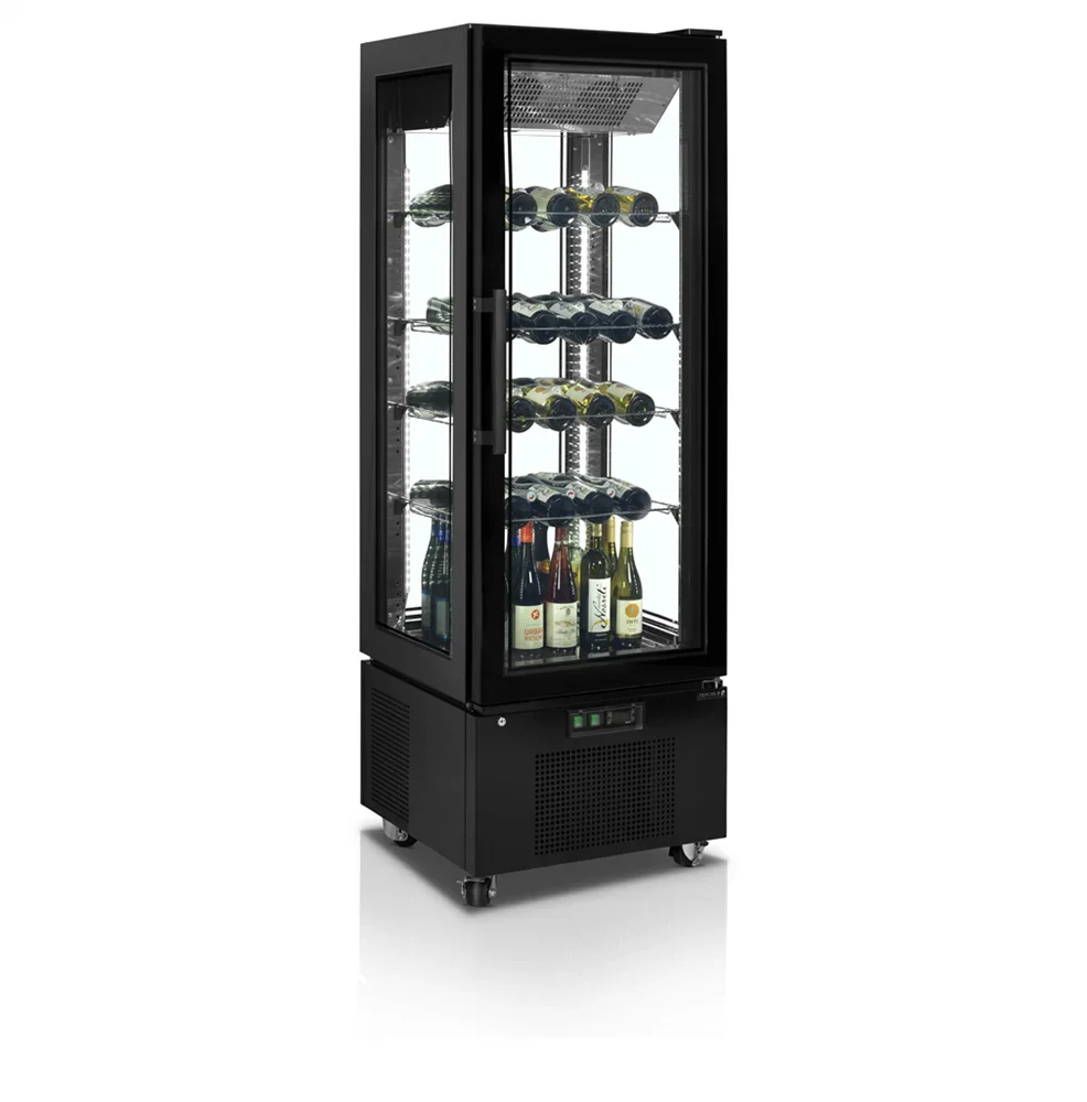 Tefcold Standkühlvitrine UPD400-C schwarz - Image 4