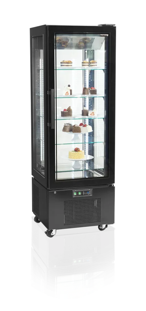 Tefcold Standkühlvitrine UPD400-C schwarz - Image 5