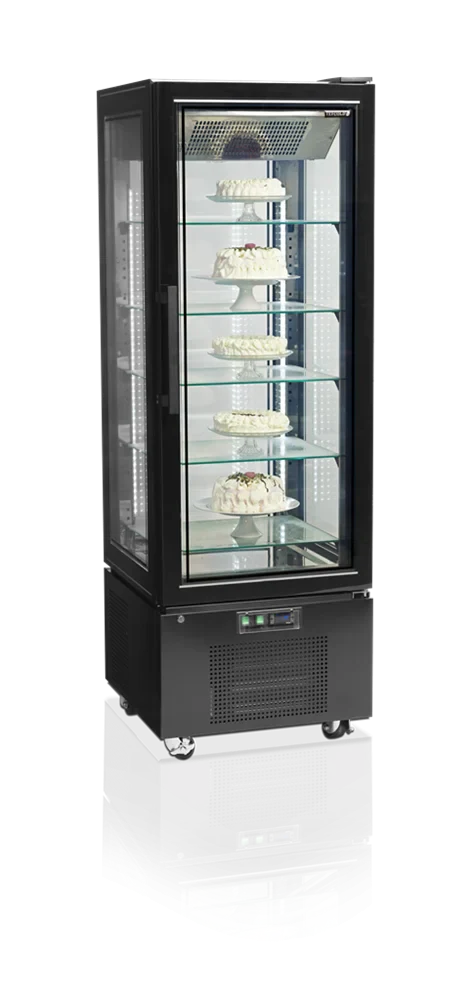 Tefcold Standtiefkühlvitrine UPD400-F schwarz - Image 4