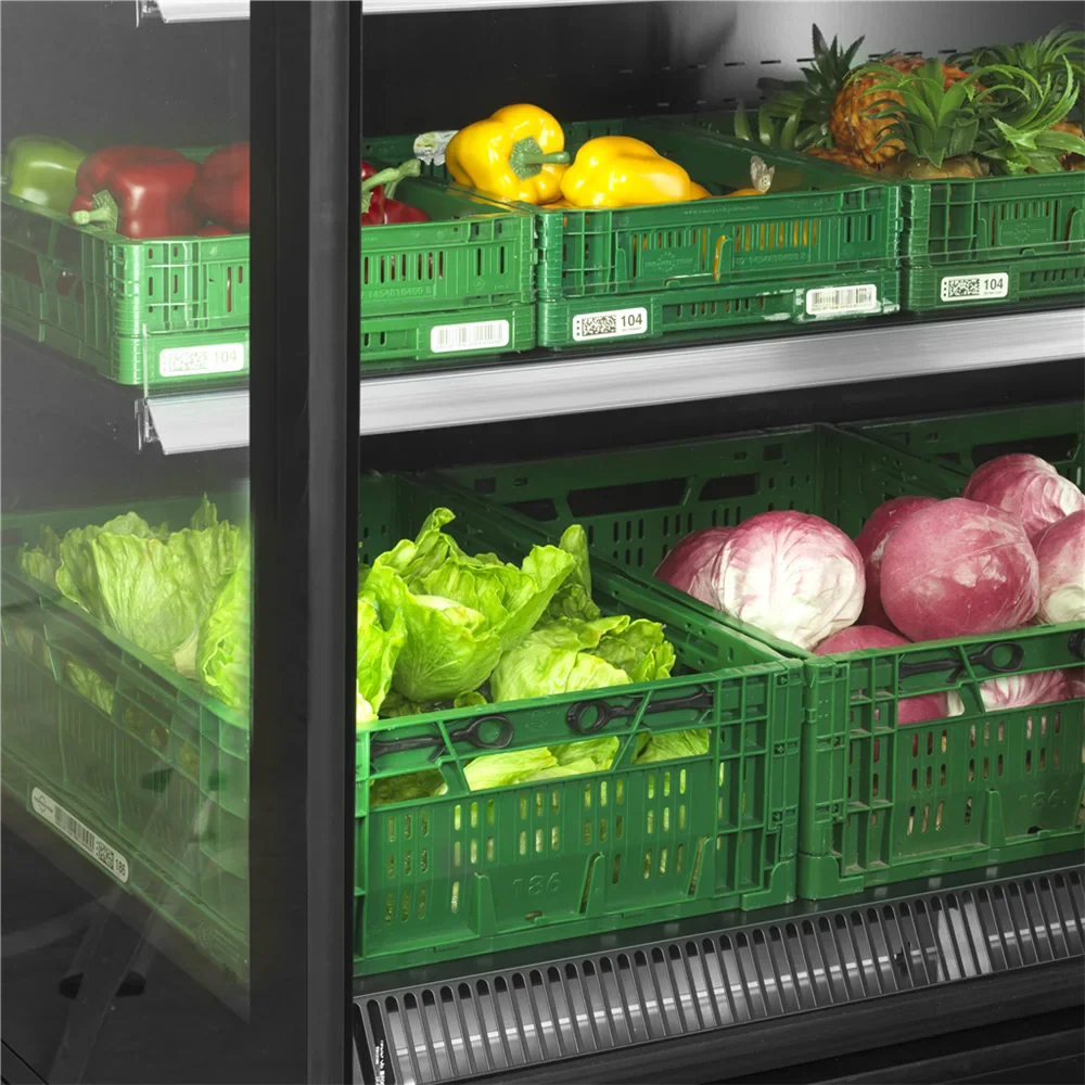 Tefcold Supermarkt Wandkühlregal Multideck EXTRA2500CD schwarz - Image 5