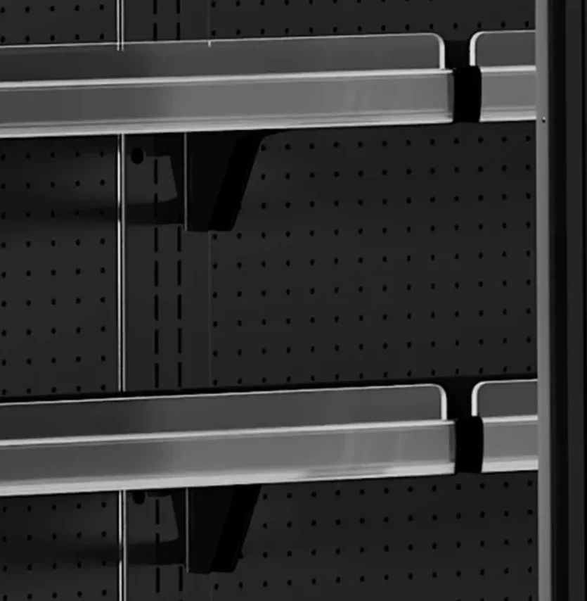 Tefcold Supermarkt Wandkühlregal Multideck MDCA1250HB schwarz, 1330 mm - Image 5