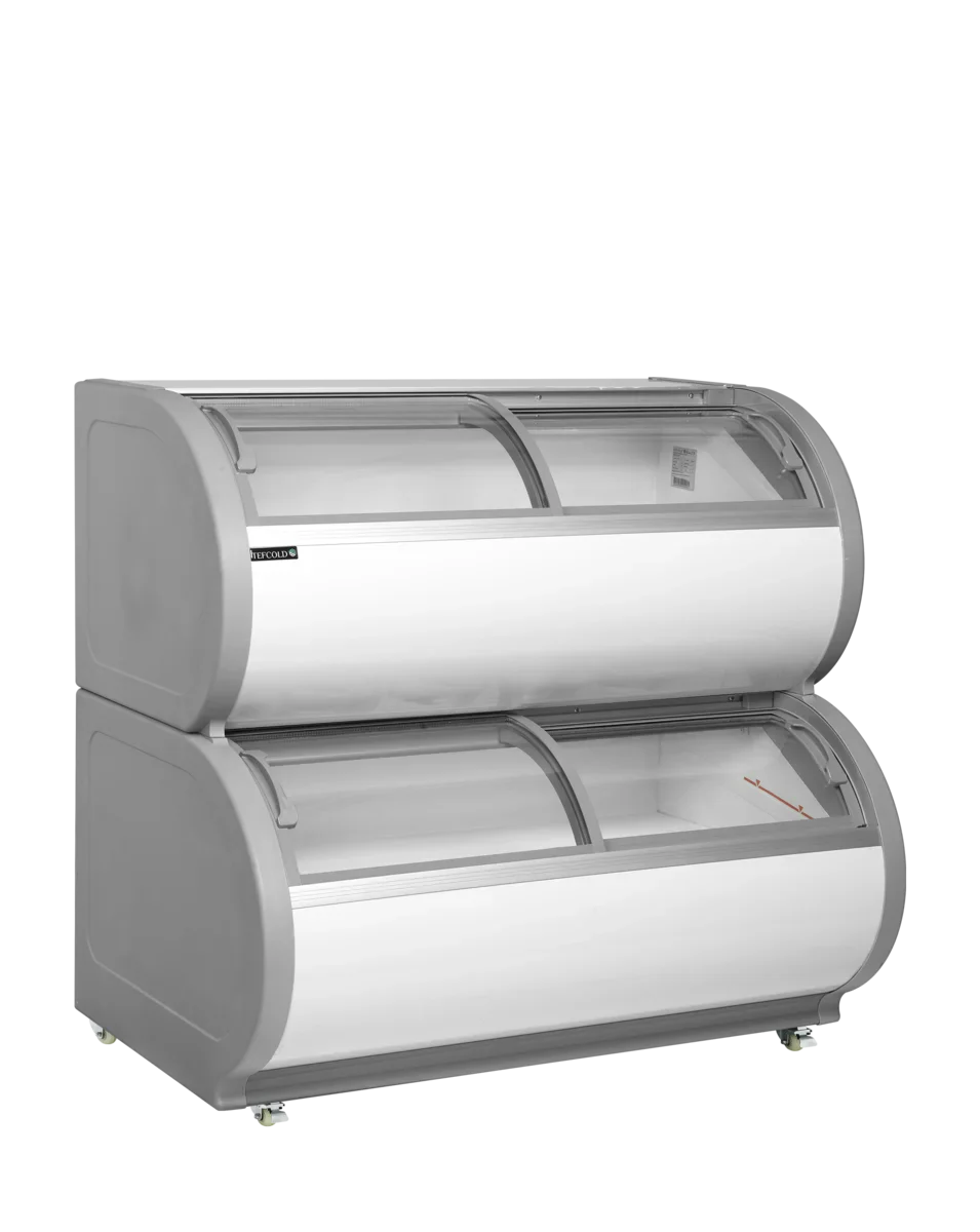 Tefcold Zweietagige Gefriervitrine TD500