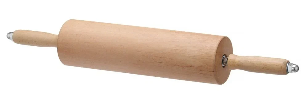 Teigrolle Holz, mit Kugellager, 7,5x39,5x60,5, 1,6kg - Image 3