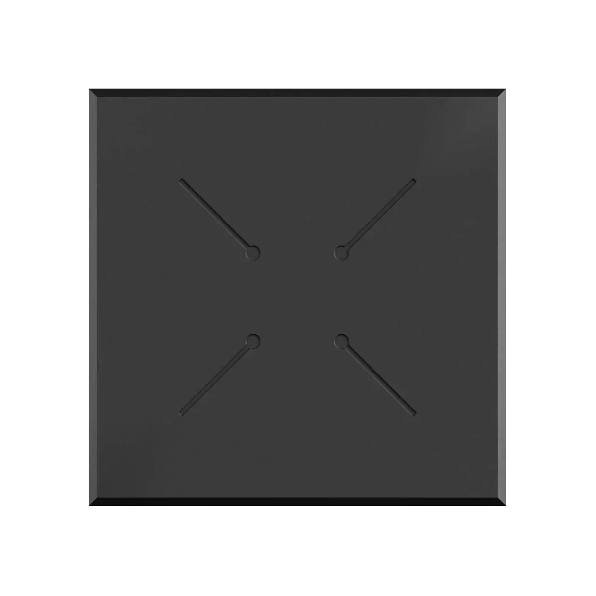 Feros Terrassentisch X Cross niedrig Stahl 740 mm, 11001, HPL Tischplatte 700 x 700 mm - Image 8