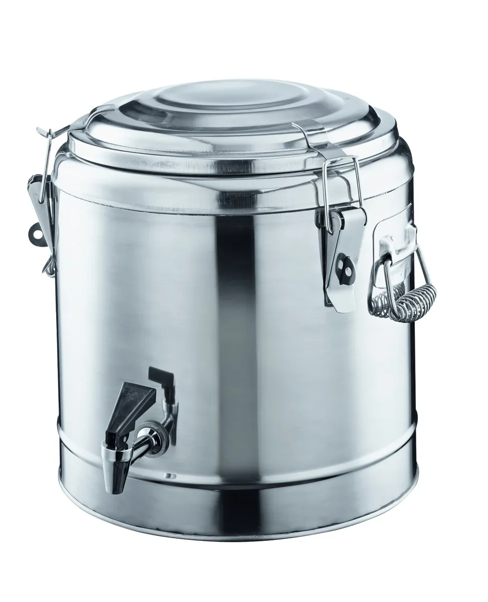Thermogetränkebehälter, 8 ltr., Ø 24 cm, Chromnickelstahl - Image 2