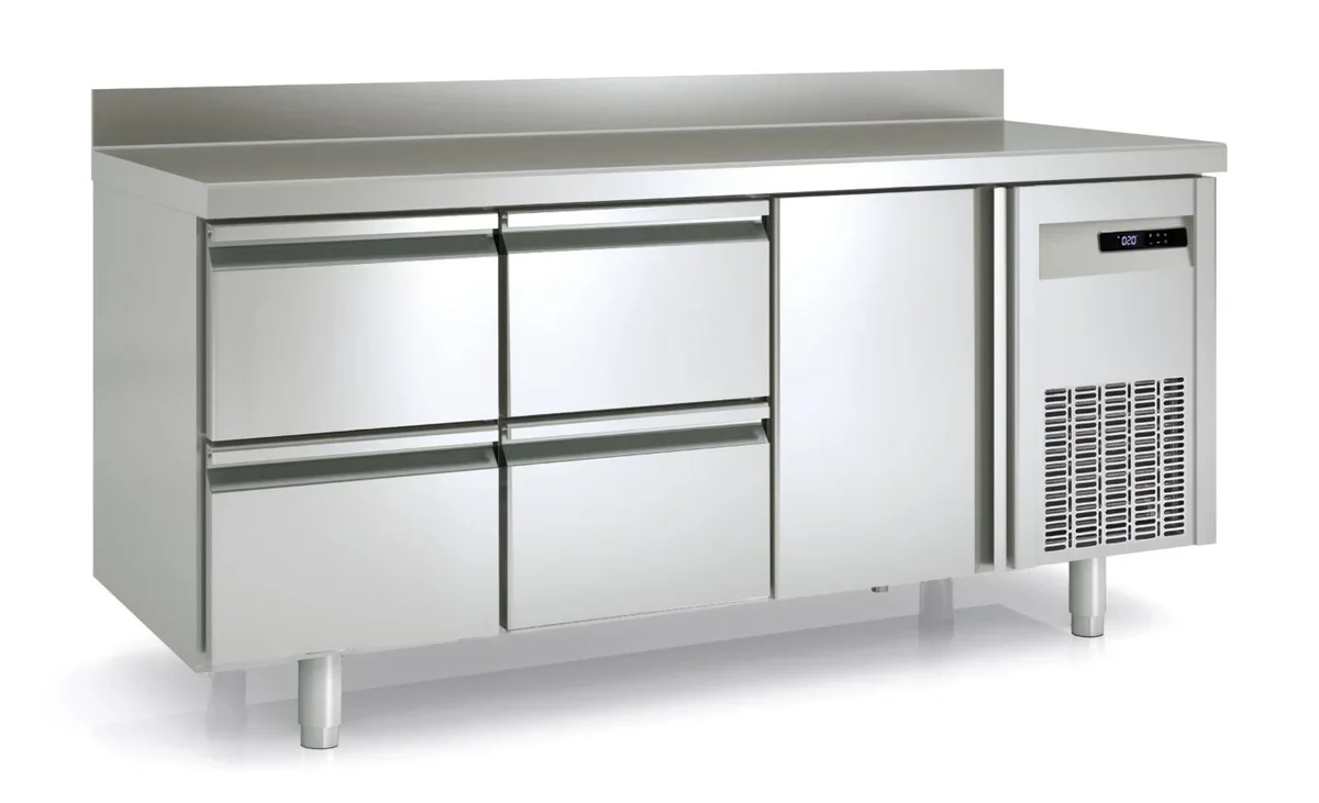 Tiefkühltisch Premium 1/4 mit Aufkantung - Image 2