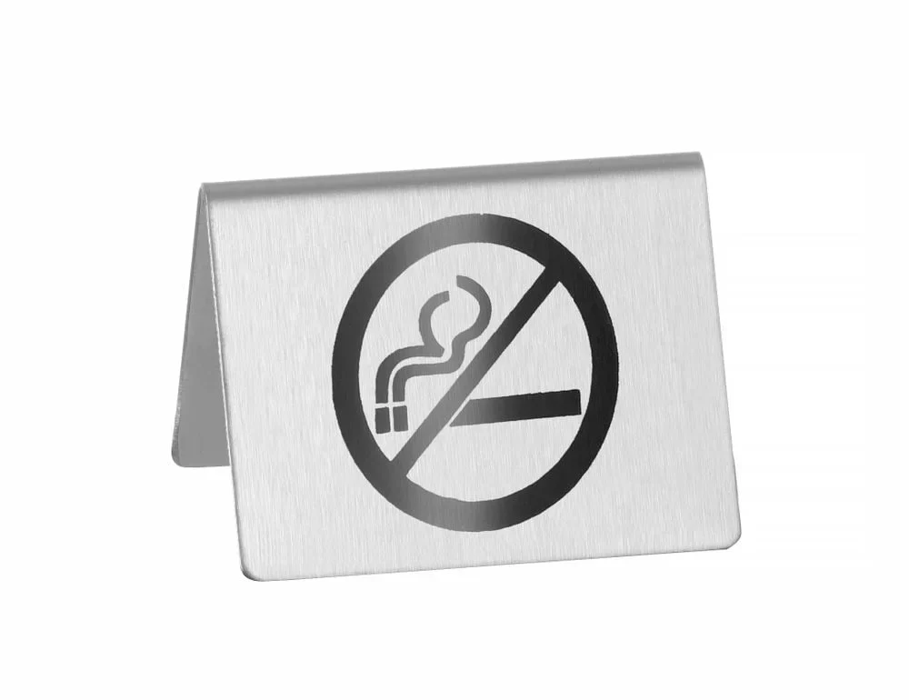 Tischschild Rauchverbot