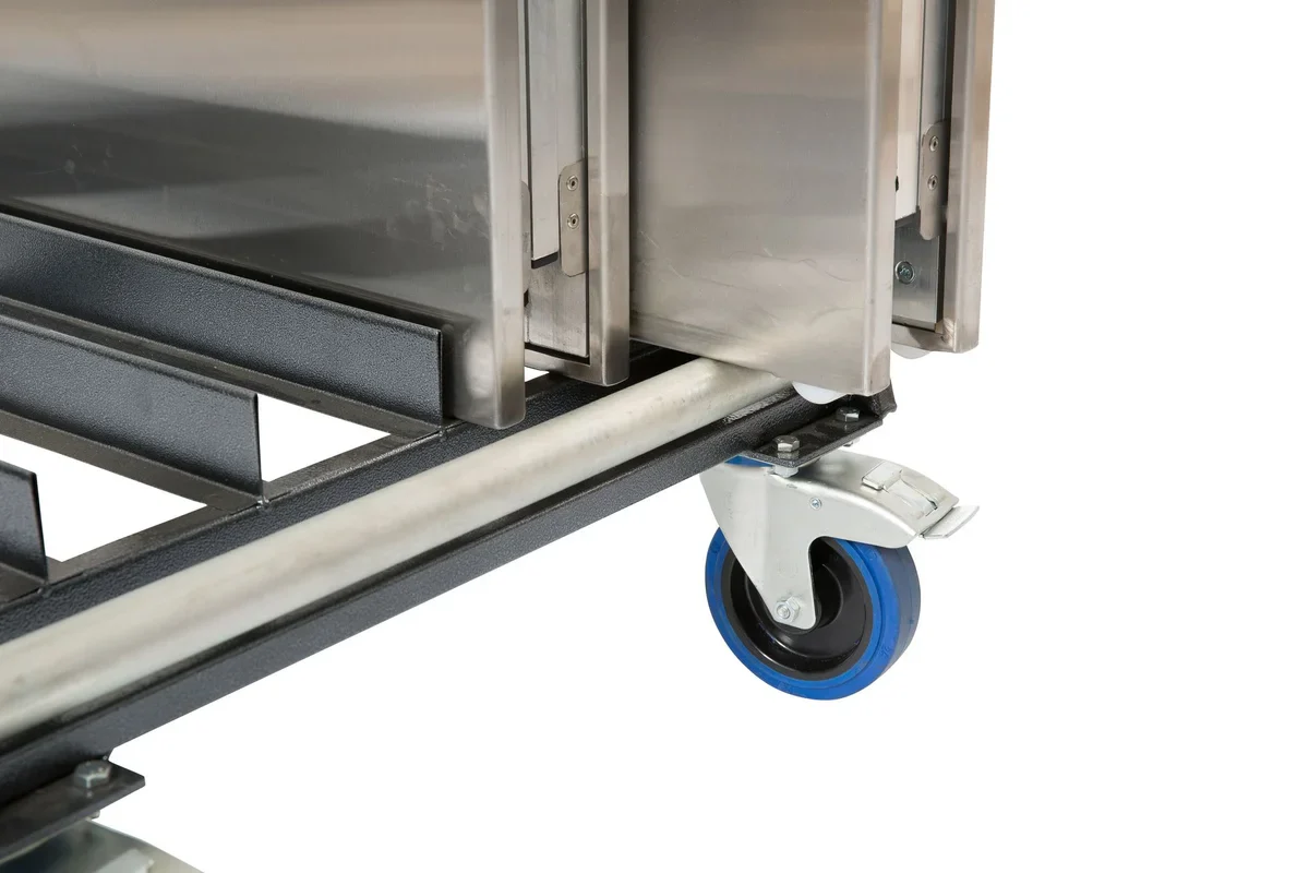 Feros Transportwagen für bis zu 5 Edelstahl Klapptische, 880 x 650 x 1130 mm - Image 6