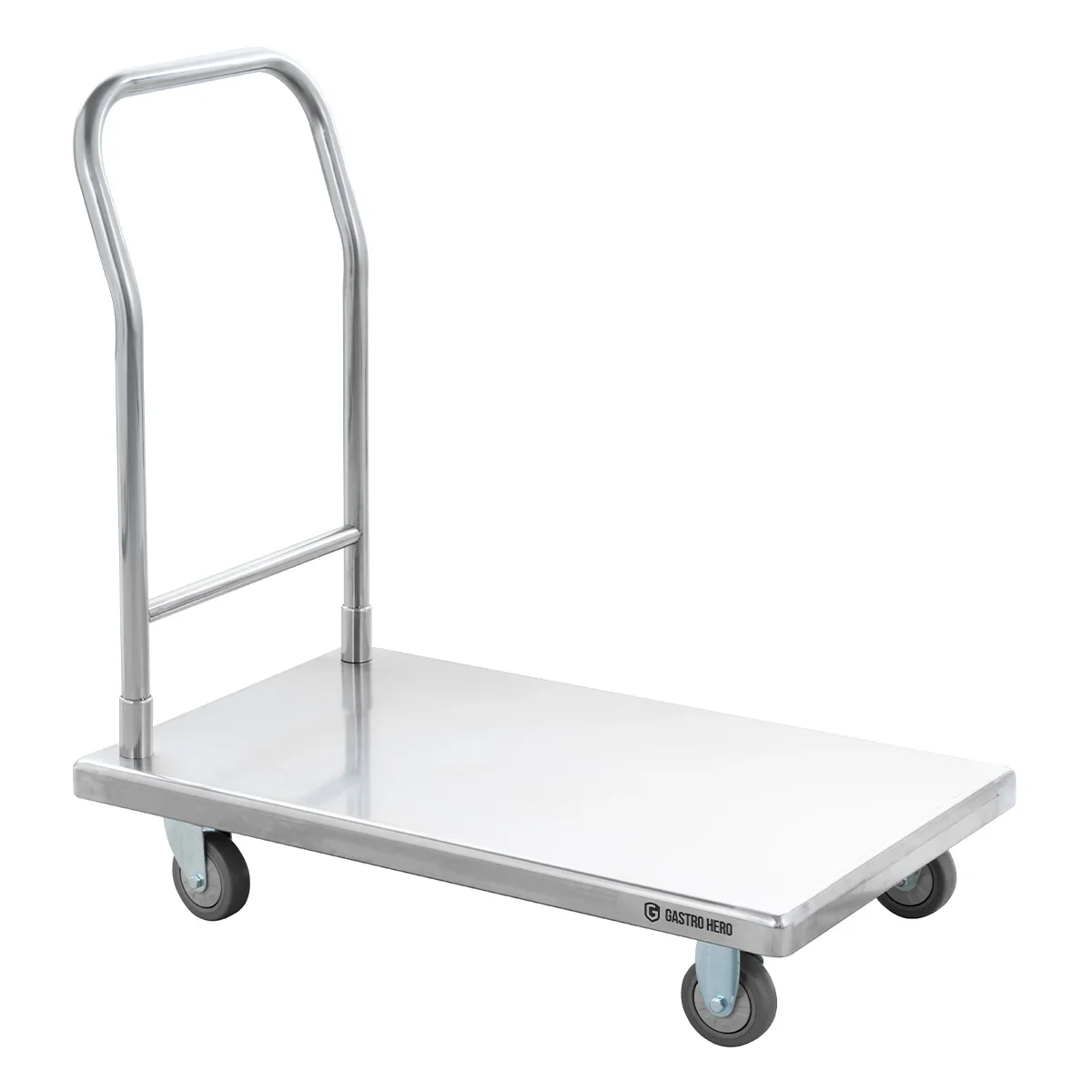Transportwagen / Plattformwagen FT-A, 90 x 55 x 87 cm, bis 300 kg Traglast, Edelstahl