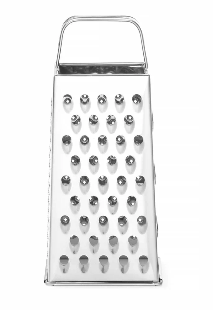 Vierkant-Küchenreibe aus Edelstahl 90x65x200 mm - Image 4