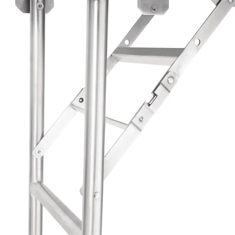 Vogue klappbarer Arbeitstisch aus Edelstahl 1830x610x780