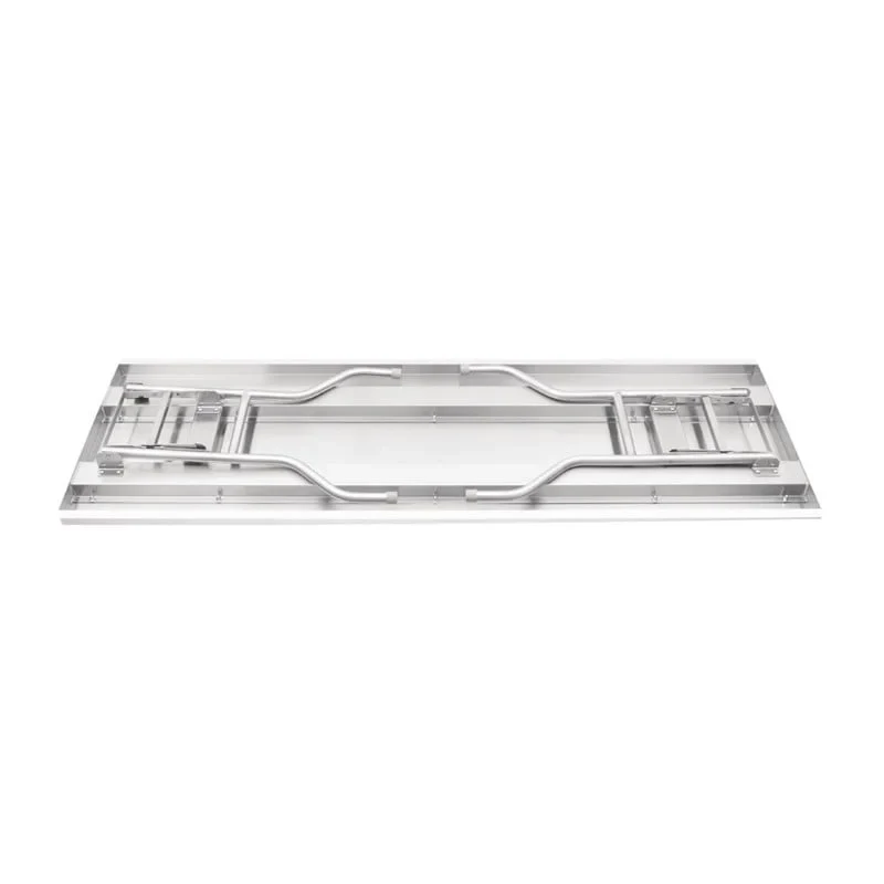 Vogue klappbarer Arbeitstisch aus Edelstahl 1830x610x780 - Image 3