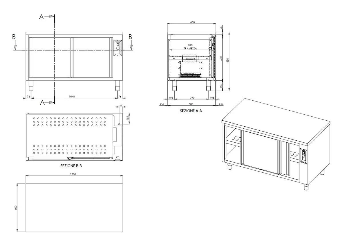 Wärmeschrank ECO 18x7 mit Schiebetüren - Image 2