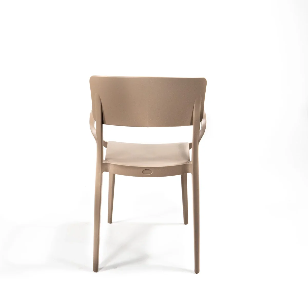 Feros Wing Armchair Sand Beige Stapelstuhl Kunststoff - Image 3